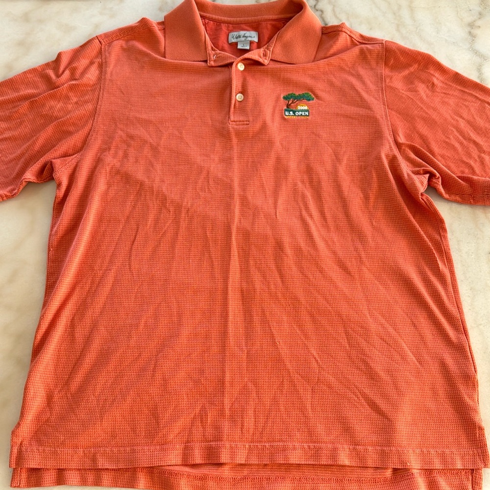 2008 U.S. Open Torrey Pines Orange Golf Shirt Size L